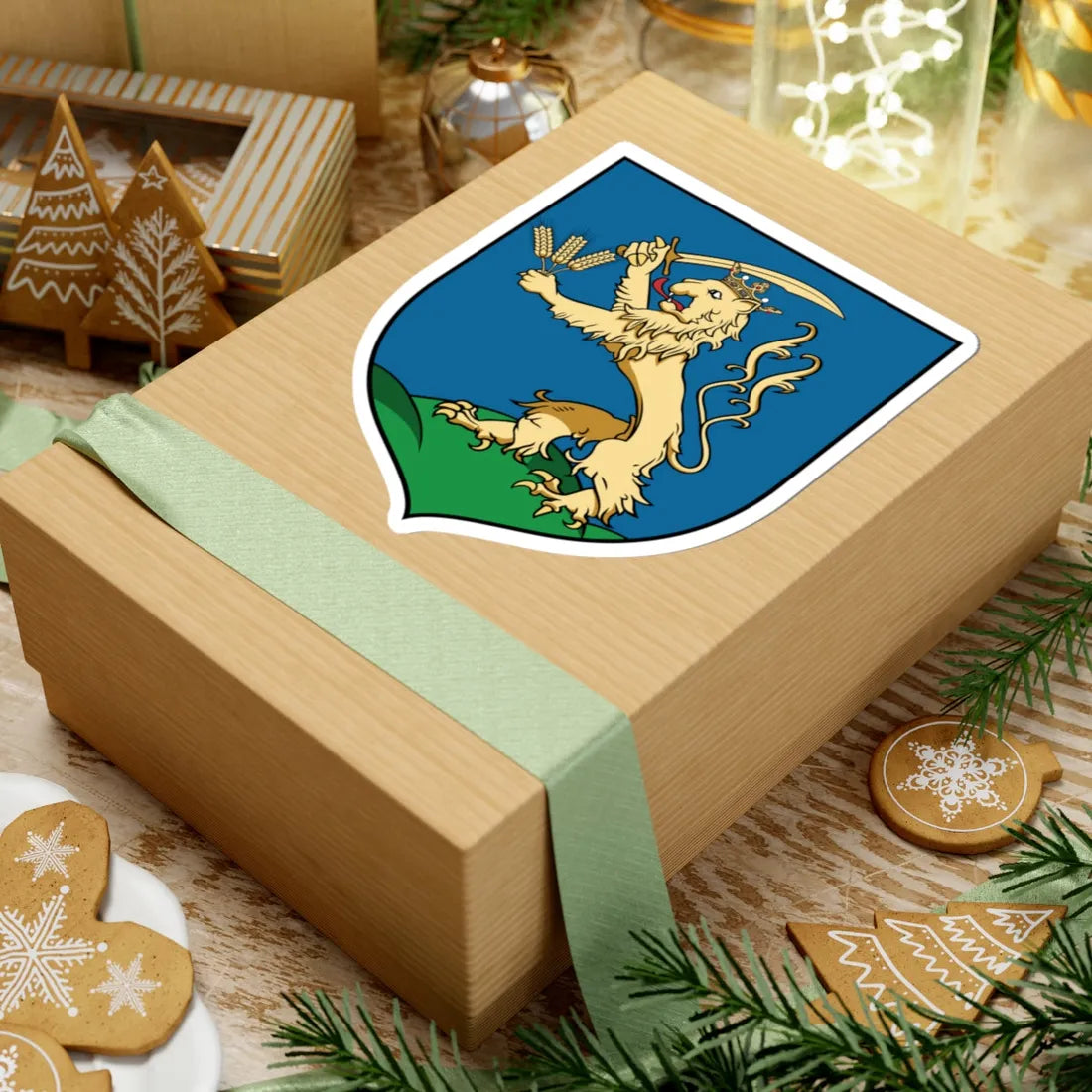 Coa Hungary Town Heves (Hungary) (Coat of Arms) STICKER Vinyl Kiss-Cut Decal - The Sticker Space