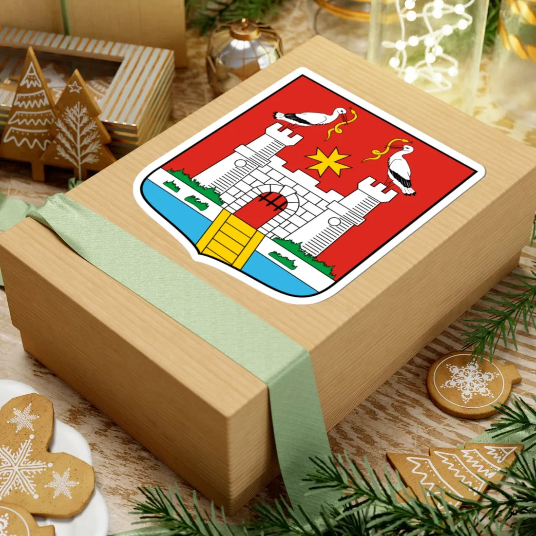 Coa Hungary Town Kalocsa (Hungary) (Coat of Arms) STICKER Vinyl Kiss-Cut Decal - The Sticker Space