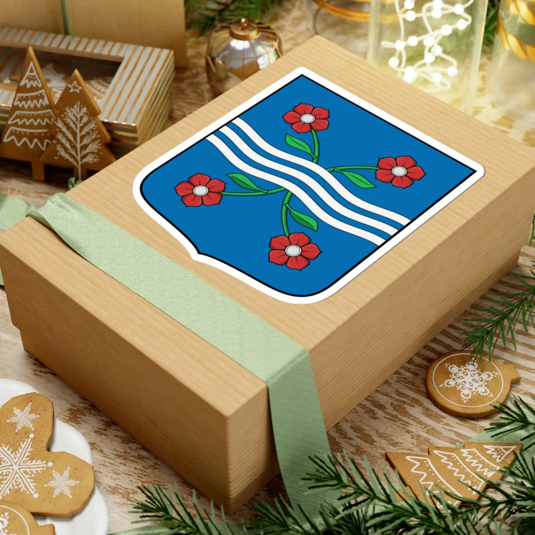 Coa Hungary Town Kimle (Hungary) (Coat of Arms) STICKER Vinyl Kiss-Cut Decal - The Sticker Space