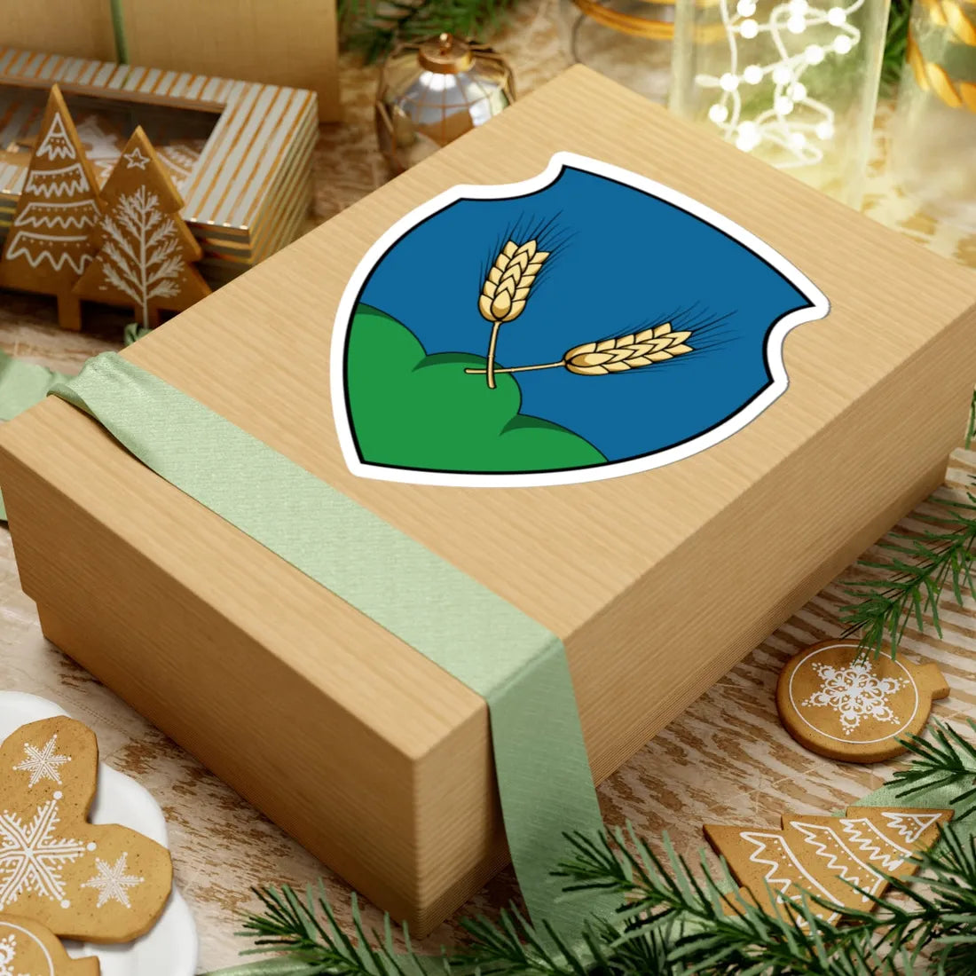 Coa Hungary Town Kisherend (Hungary) (Coat of Arms) STICKER Vinyl Kiss-Cut Decal - The Sticker Space