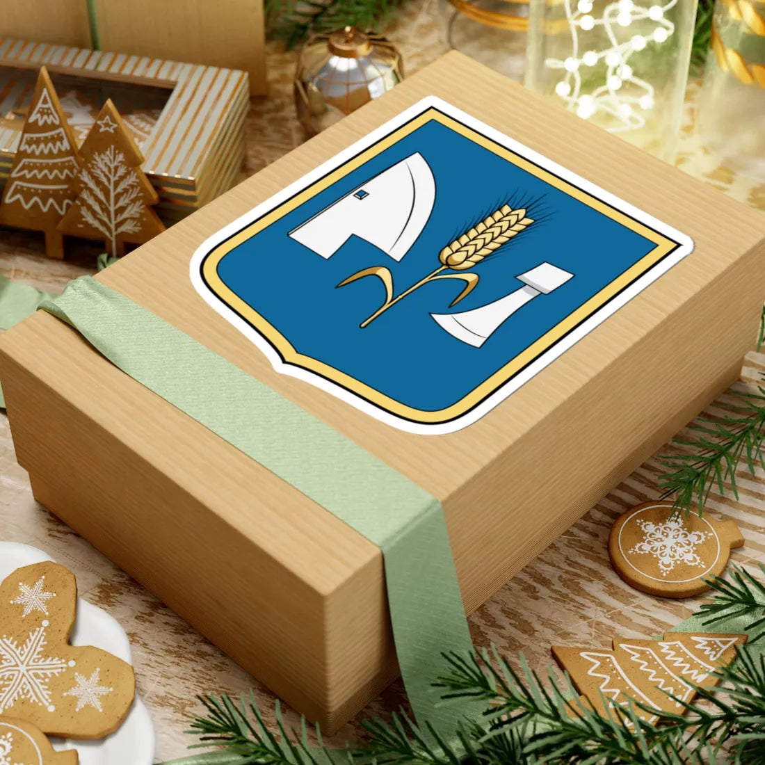 Coa Hungary Town Konyár (Hungary) (Coat of Arms) STICKER Vinyl Kiss-Cut Decal - The Sticker Space