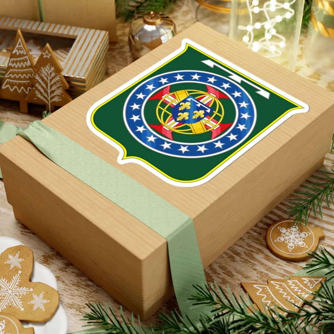 COA Imperial Prince of Brazil blazon (Brazil) (Coat of Arms) STICKER Vinyl Kiss-Cut Decal - The Sticker Space