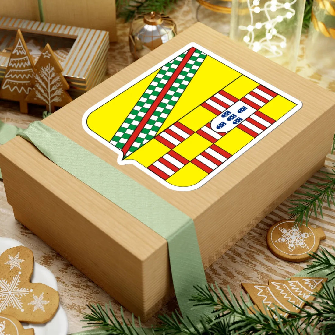 COA Marquess of Baependi (Brazil) (Coat of Arms) STICKER Vinyl Kiss-Cut Decal - The Sticker Space