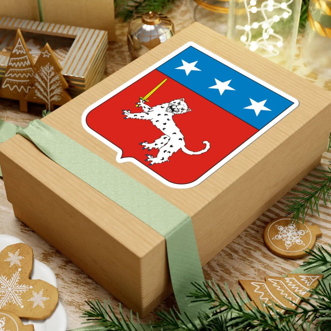 COA Marquess of Erval (Brazil) (Coat of Arms) STICKER Vinyl Kiss-Cut Decal - The Sticker Space