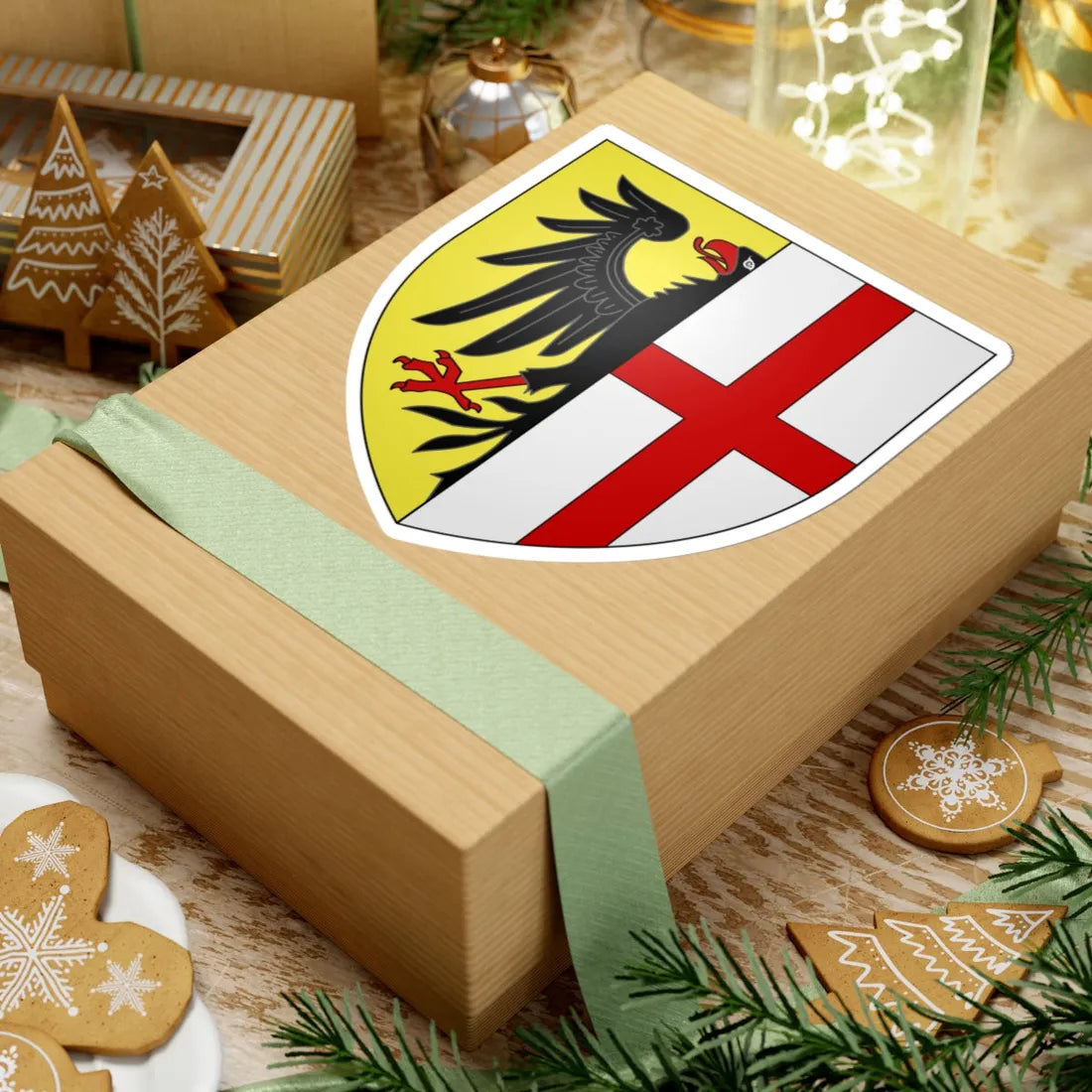 CoA Memmingen (Germany) (Coat of Arms) STICKER Vinyl Kiss-Cut Decal - The Sticker Space