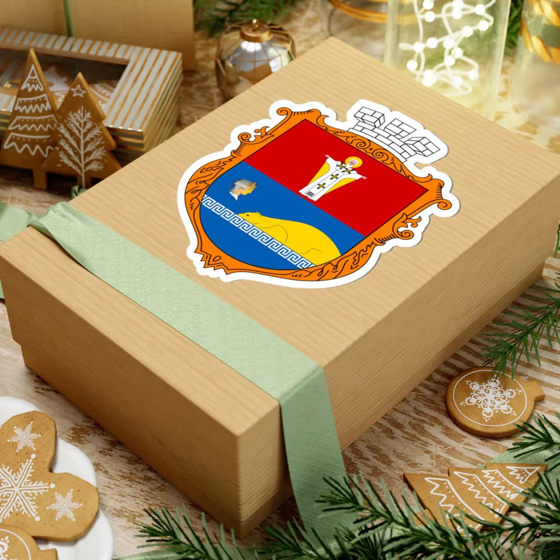 COA Partenit Krym UHT (Russia) (Coat of Arms) STICKER Vinyl Kiss-Cut Decal - The Sticker Space