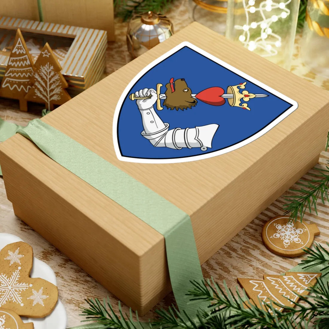 Coa Romania Town Marosvásárhely History (Oman) (Coat of Arms) STICKER Vinyl Kiss-Cut Decal - The Sticker Space