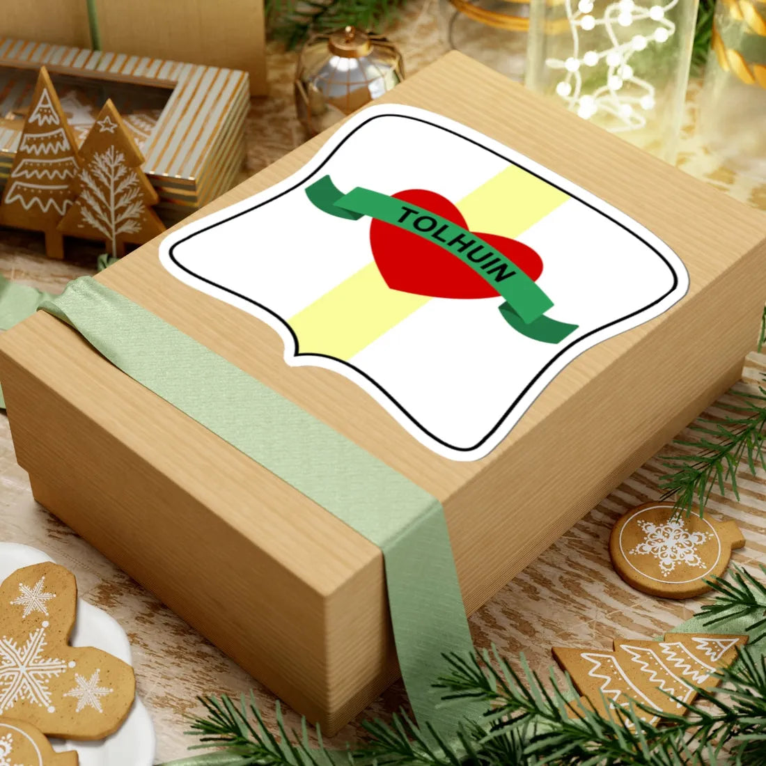 COA Tolhuin (Argentina) (Coat of Arms) STICKER Vinyl Kiss-Cut Decal - The Sticker Space