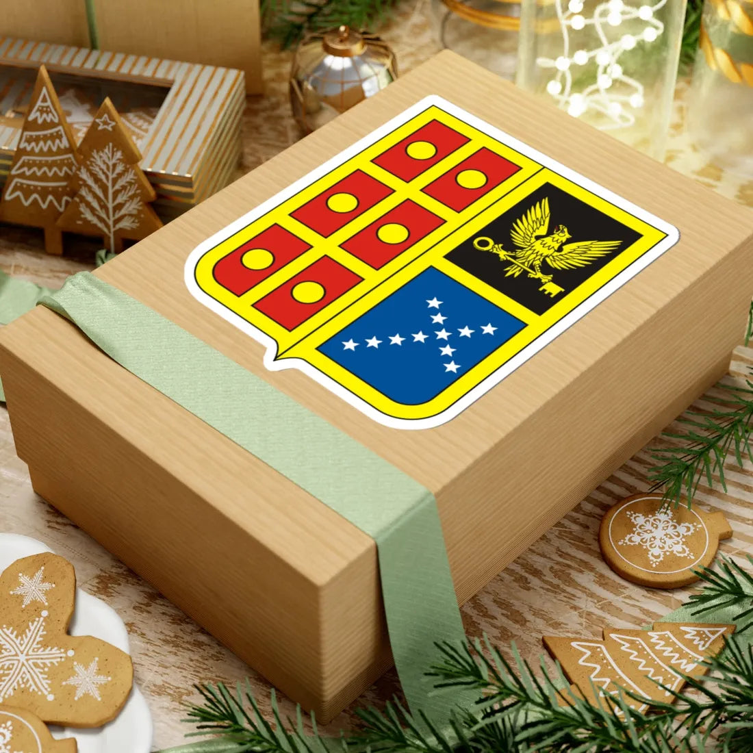 COA Viscount of Almeida (Brazil) (Coat of Arms) STICKER Vinyl Kiss-Cut Decal - The Sticker Space