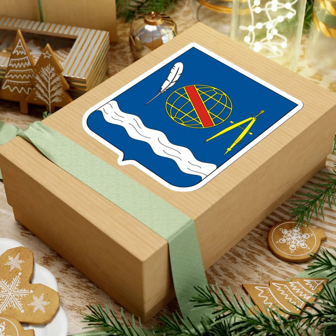 COA Viscount of Rio Branco (Brazil) (Coat of Arms) STICKER Vinyl Kiss-Cut Decal - The Sticker Space