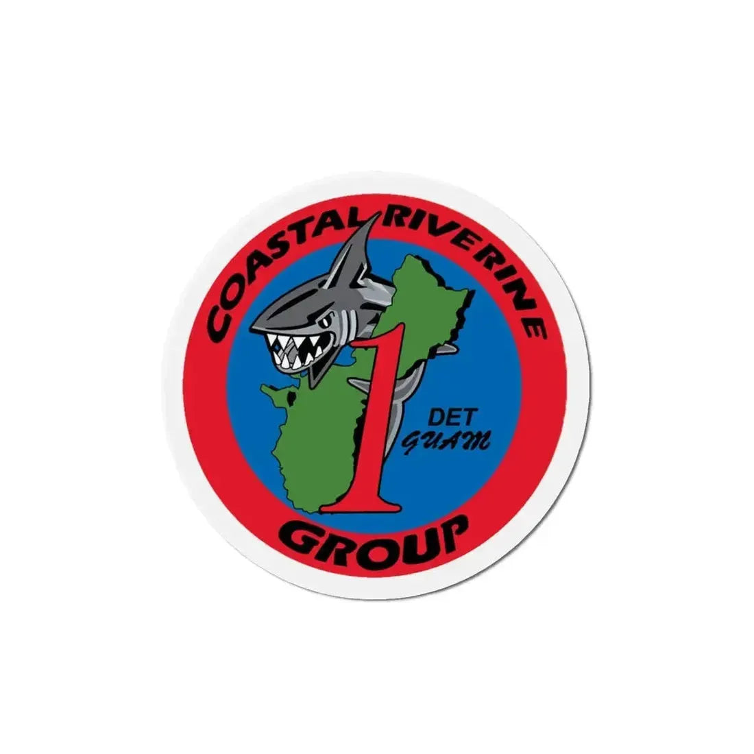 Coastal Riverine Group 1 Det Guam (U.S. Navy) Refrigerator Magnet - The Sticker Space