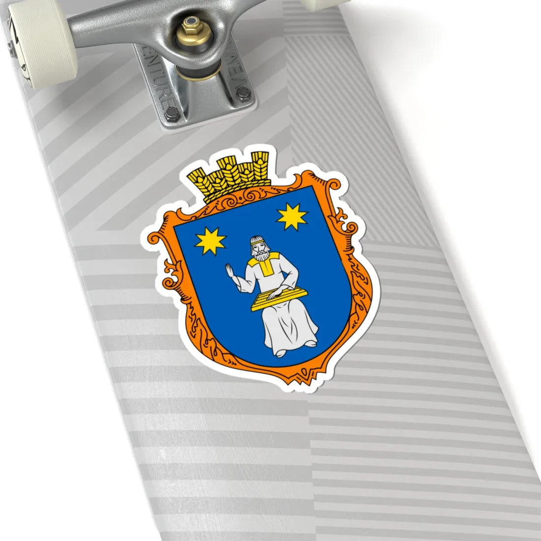Coat of arms Davydiv (Ukraine) (Coat of Arms) STICKER Vinyl Kiss-Cut Decal - The Sticker Space