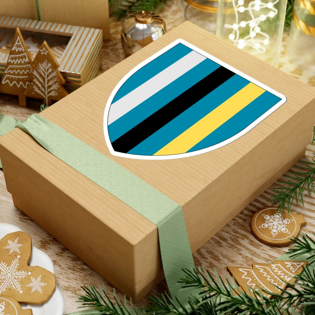 Coat of arms for 3rd Zealand battle group (Denmark) (Coat of Arms) STICKER Vinyl Kiss-Cut Decal - The Sticker Space