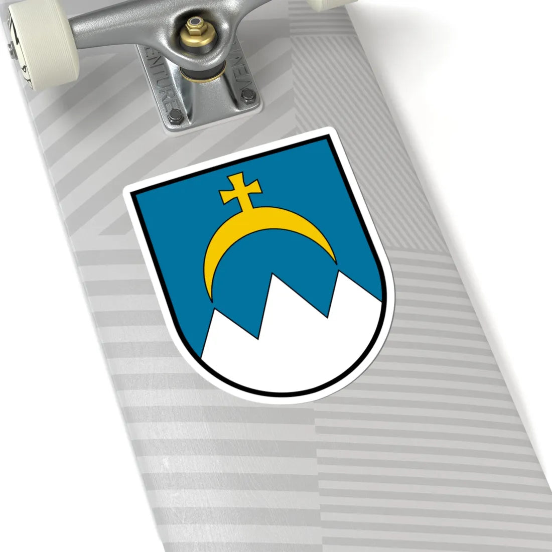 Coat of arms Hinterstoder (Austria) (Coat of Arms) STICKER Vinyl Kiss-Cut Decal - The Sticker Space