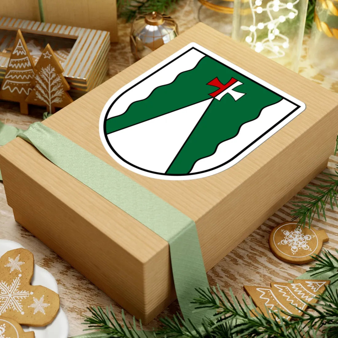 Coat of arms Hofkirchen im Traunkreis (Austria) (Coat of Arms) STICKER Vinyl Kiss-Cut Decal - The Sticker Space