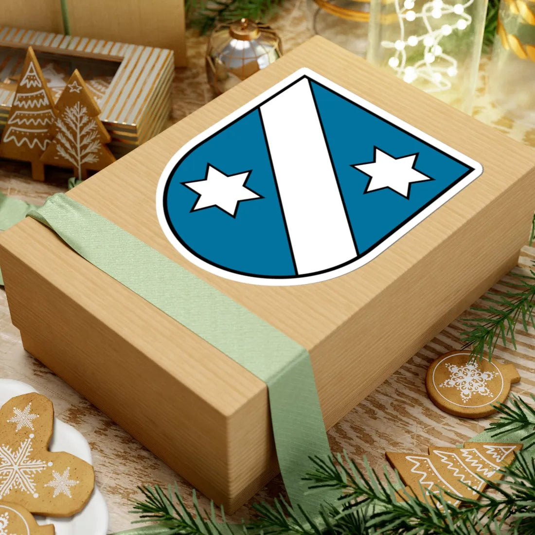 Coat of arms Lichtenau im Mühlkreis (Austria) (Coat of Arms) STICKER Vinyl Kiss-Cut Decal - The Sticker Space