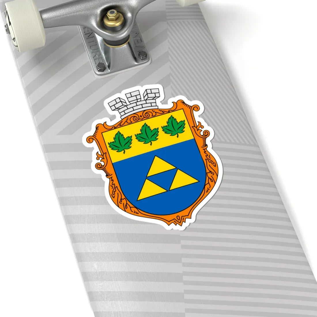 Coat of arms Novoyavorivsk (Ukraine) (Coat of Arms) STICKER Vinyl Kiss-Cut Decal - The Sticker Space