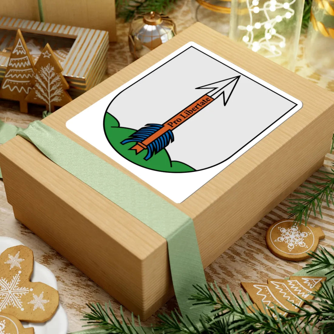 Coat of arms of Akmenė Lithuania (Lithuania) (Coat of Arms) STICKER Vinyl Kiss-Cut Decal - The Sticker Space