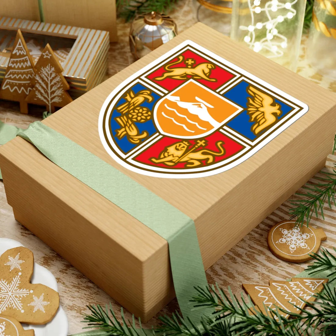 Coat of Arms of Armenia 2 - STICKER Vinyl Kiss-Cut Decal - The Sticker Space