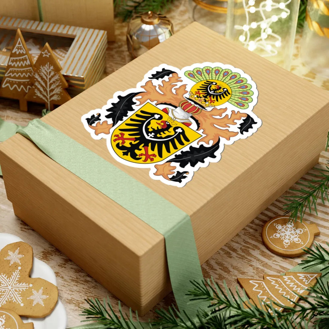 Coat of arms of Austrian Silesia (Poland) (Coat of Arms) STICKER Vinyl Kiss-Cut Decal - The Sticker Space