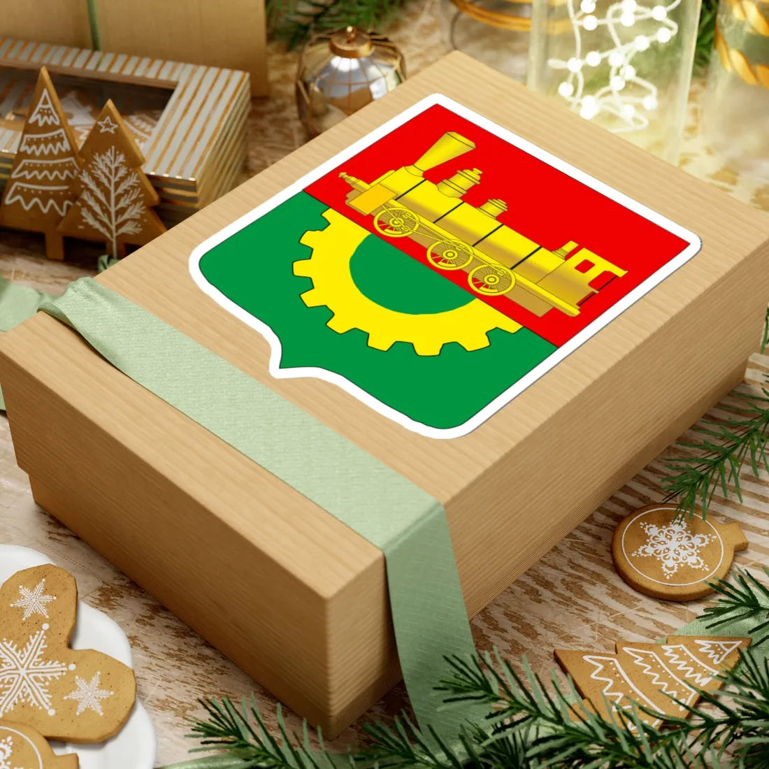 Coat of Arms of Baranawitschy (Belarus) (Coat of Arms) STICKER Vinyl Kiss-Cut Decal - The Sticker Space