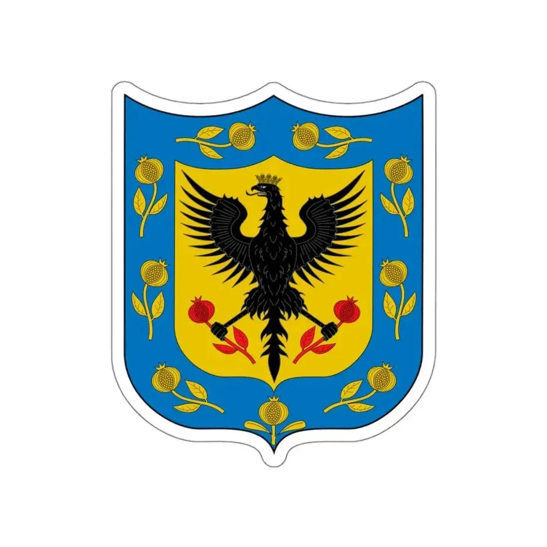 Coat of Arms of Bogotá STICKER Vinyl Die-Cut Decal - The Sticker Space