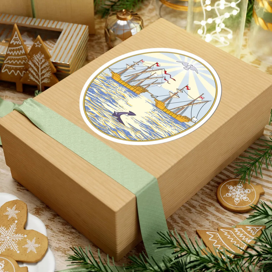 Coat of Arms of Buenos Aires 1649 (Argentina) (Coat of Arms) STICKER Vinyl Kiss-Cut Decal - The Sticker Space