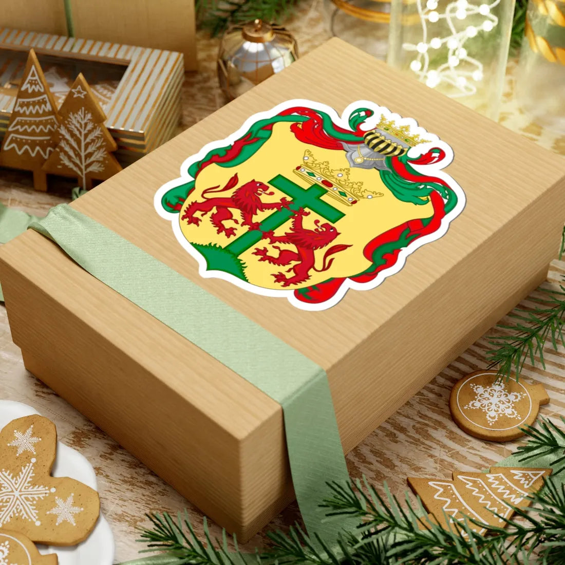 Coat of Arms of Cartagena de Indias - Colonial (Colombia) (Coat of Arms) STICKER Vinyl Kiss-Cut Decal - The Sticker Space