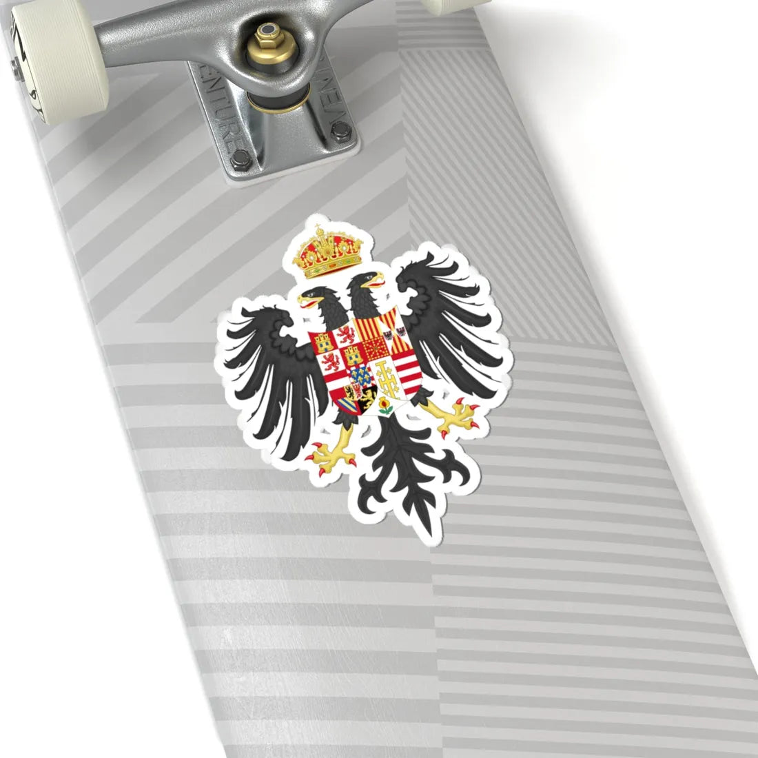Coat of Arms of Charles V Holy Roman Emperor Charles I as King of Spain In Italy (Italy) (Coat of Arms) STICKER Vinyl Kiss-Cut Decal - The Sticker Space