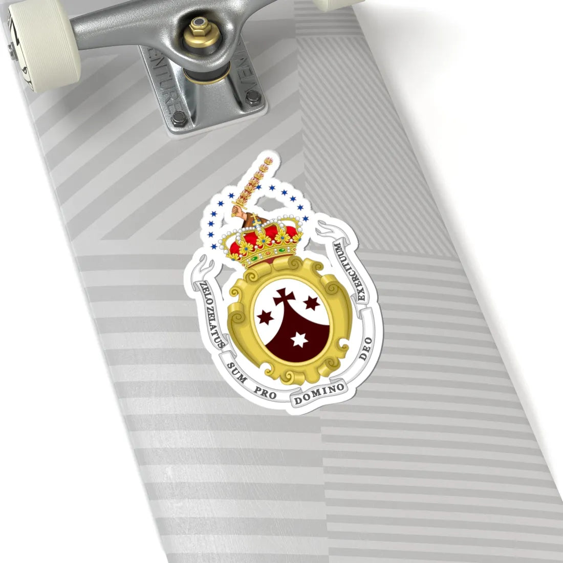 Coat of Arms of Discalced Carmelites Order (Spain) (Coat of Arms) STICKER Vinyl Kiss-Cut Decal - The Sticker Space