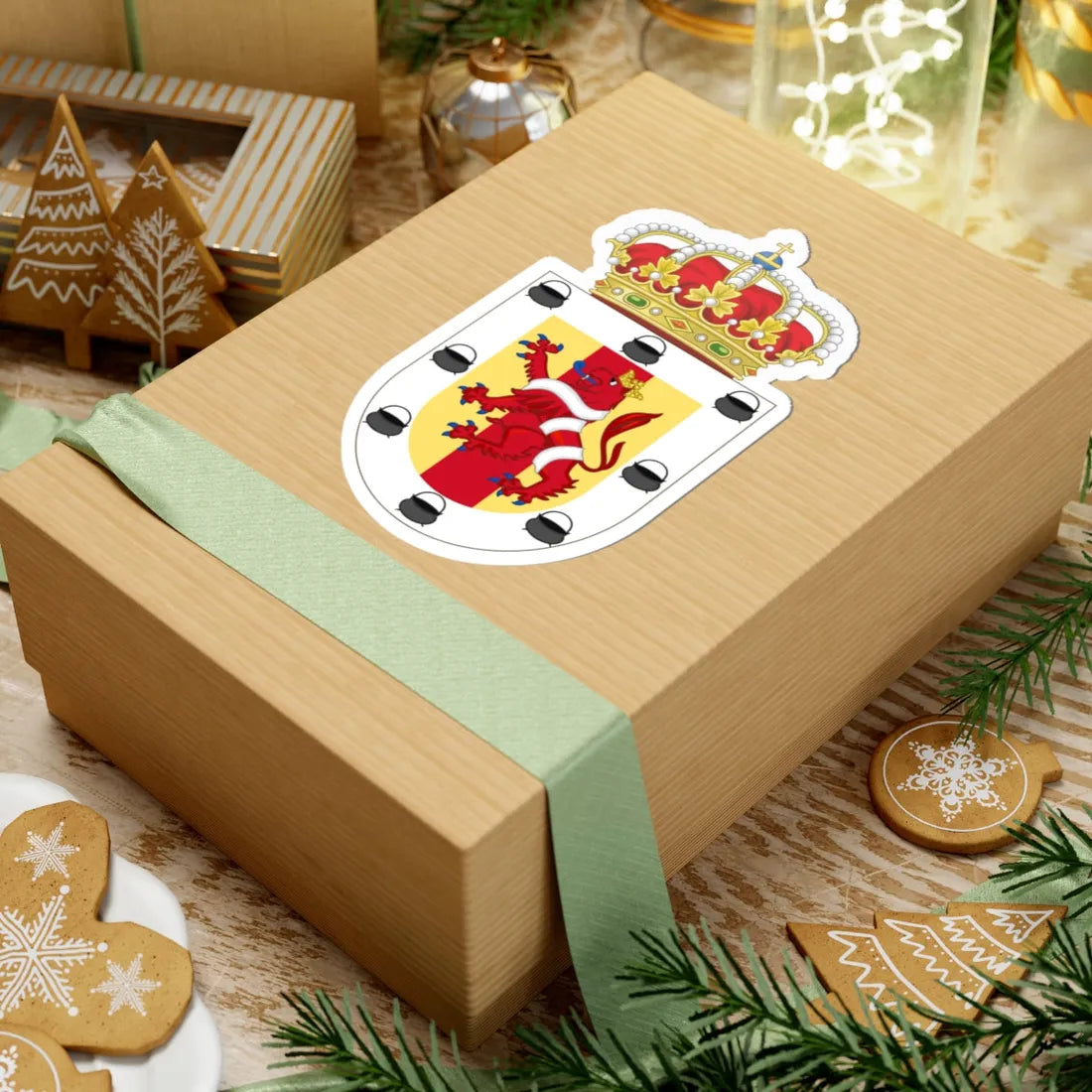 Coat of Arms of Frómista (Spain) (Coat of Arms) STICKER Vinyl Kiss-Cut Decal - The Sticker Space