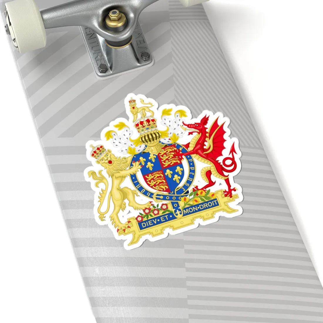 Coat of Arms of Henry VIII of England 1509-1533 Variant 2 (England) (Coat of Arms) STICKER Vinyl Kiss-Cut Decal - The Sticker Space