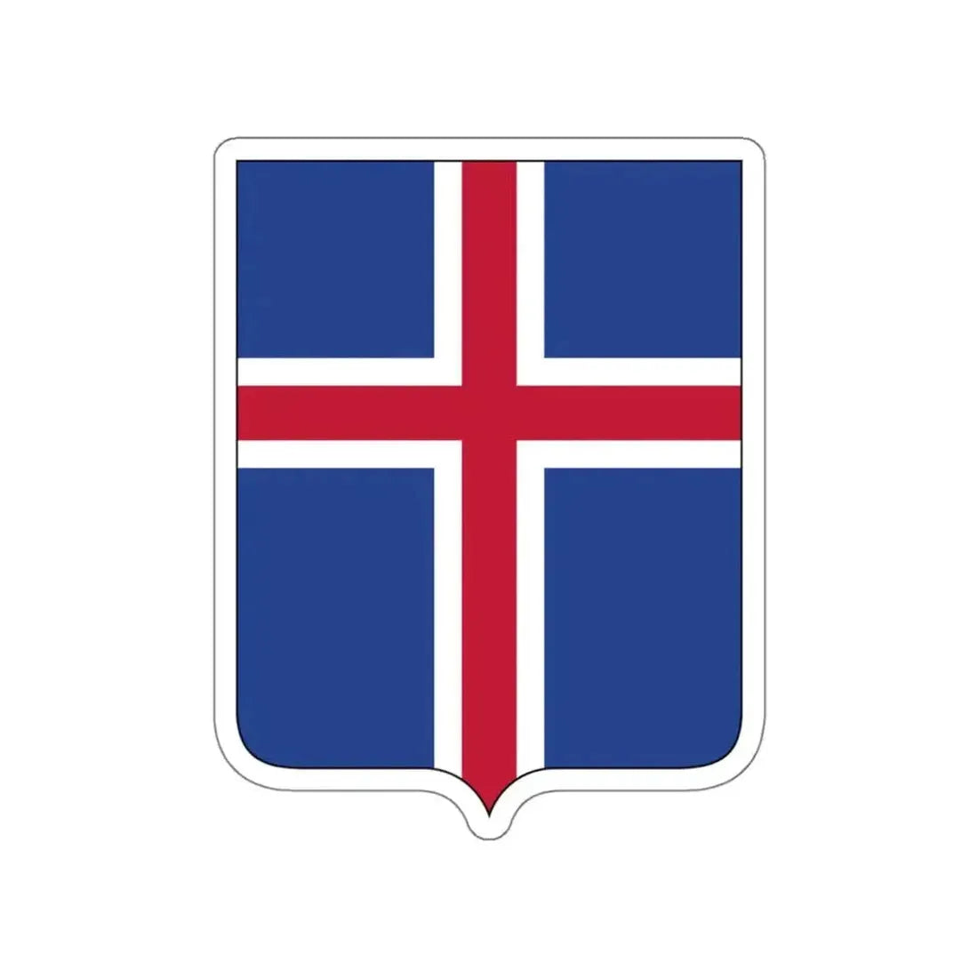 Coat of arms of Iceland 2 STICKER Vinyl Die-Cut Decal - The Sticker Space