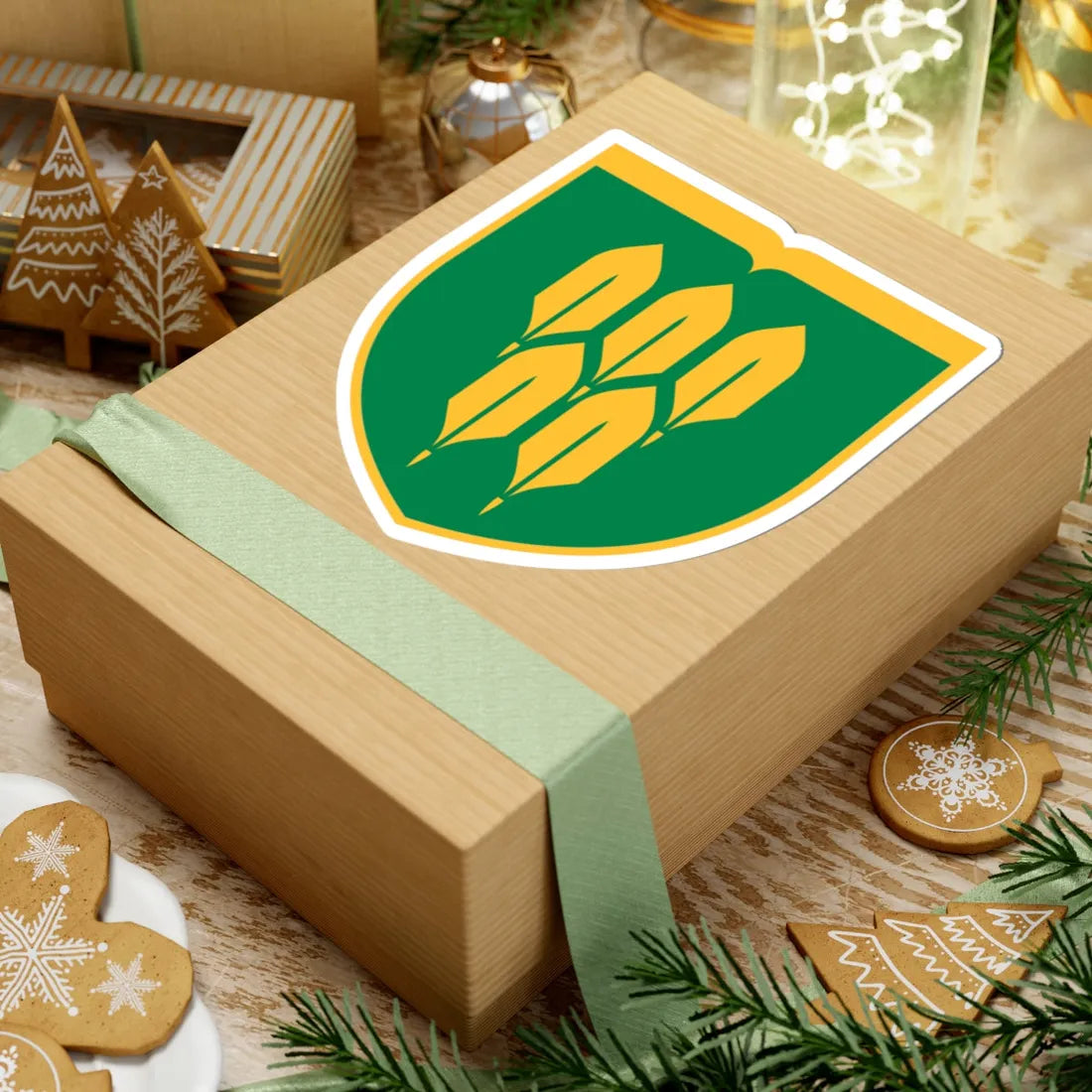 Coat of arms of Žirovnica (Slovenia) (Coat of Arms) STICKER Vinyl Kiss-Cut Decal - The Sticker Space