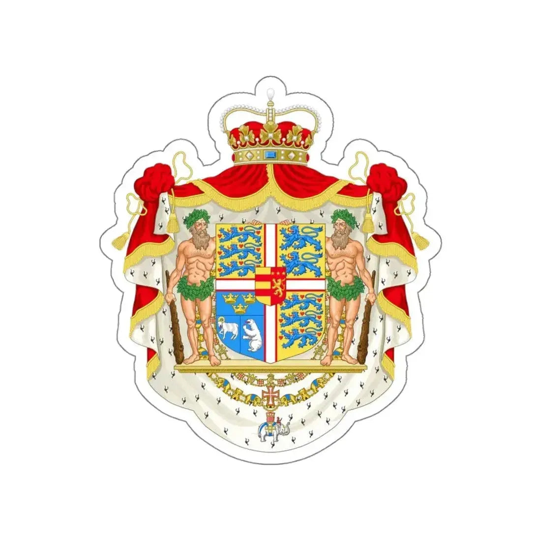 Coat of arms of Joachim, Prince of Denmark STICKER Vinyl Die-Cut Decal - The Sticker Space