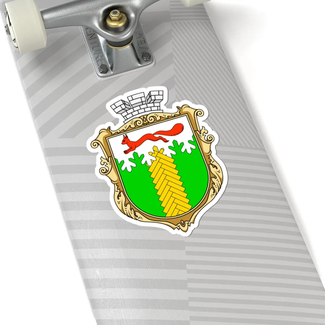 Coat of arms of Kivertsi (Ukraine) (Coat of Arms) STICKER Vinyl Kiss-Cut Decal - The Sticker Space