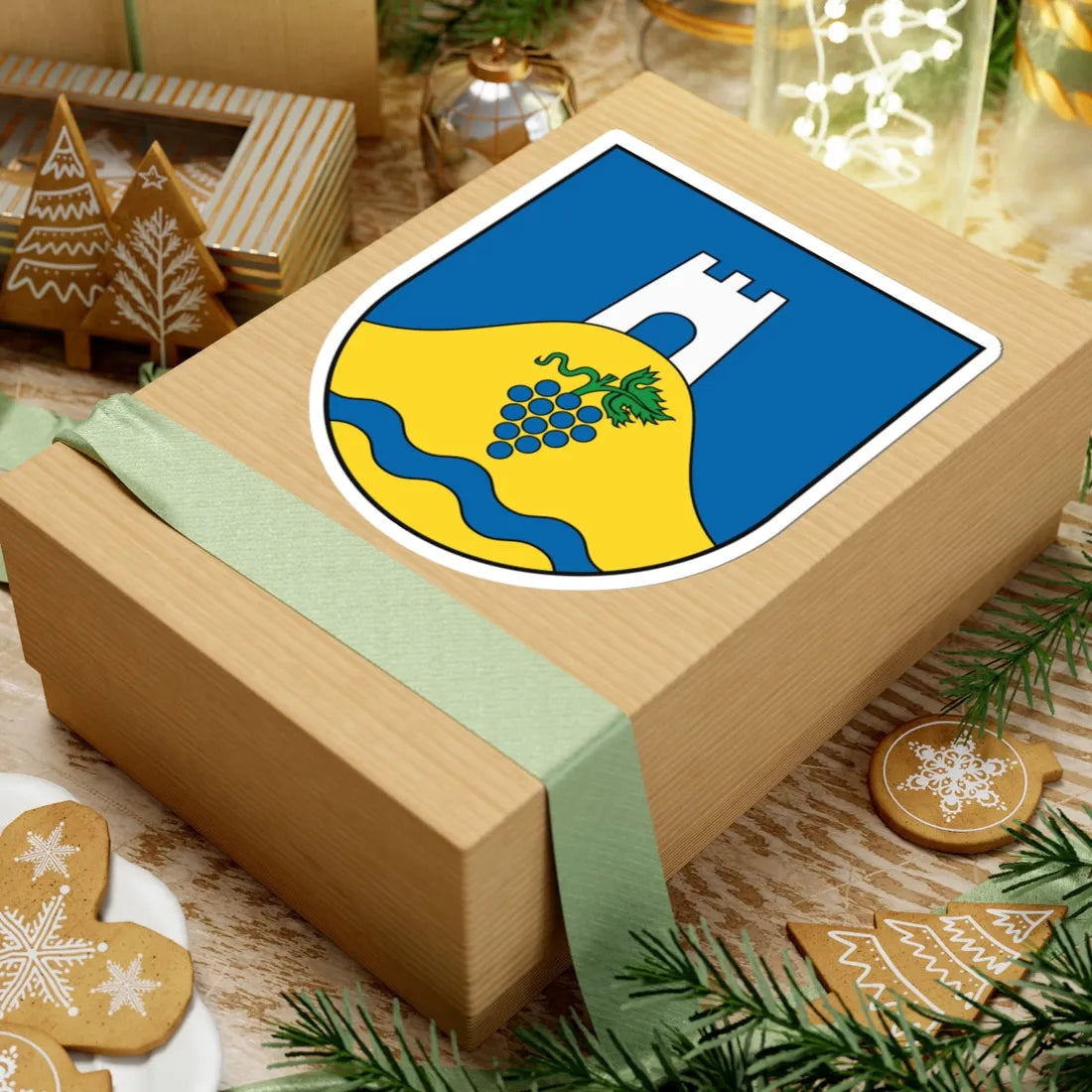 Coat of Arms of Košice-Sever (Slovakia) (Coat of Arms) STICKER Vinyl Kiss-Cut Decal - The Sticker Space