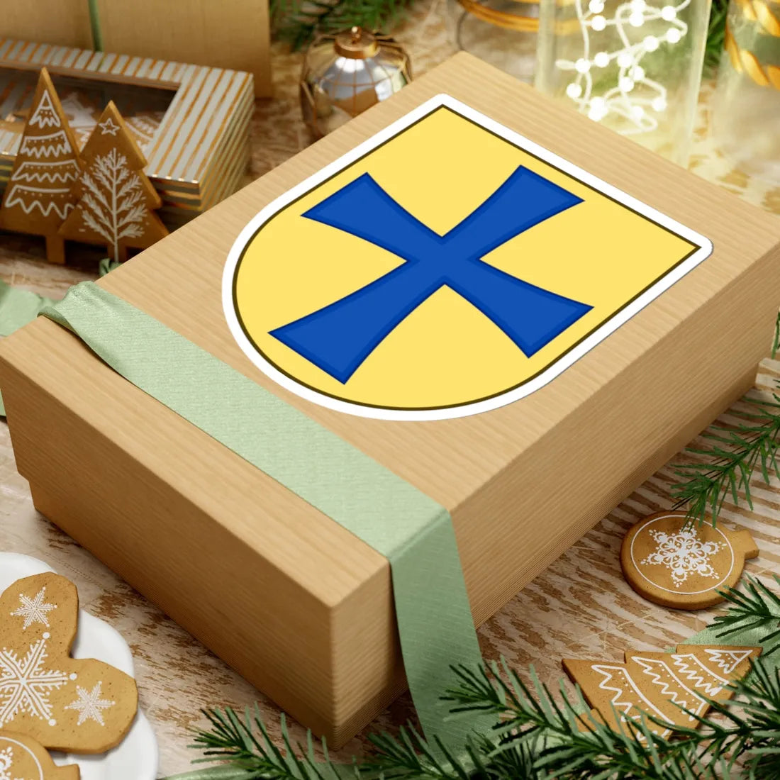 Coat of arms of Korsør (Denmark) (Coat of Arms) STICKER Vinyl Kiss-Cut Decal - The Sticker Space