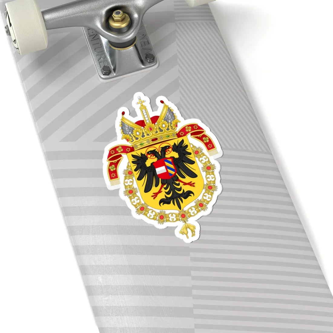 Coat of Arms of Maximilian II Holy Roman Emperor-Or shield variant (Austria) (Coat of Arms) STICKER Vinyl Kiss-Cut Decal - The Sticker Space