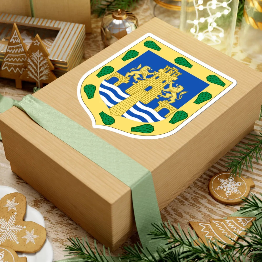 Coat of arms of Mexico City Mexico 2 (Costa Rica) (Coat of Arms) STICKER Vinyl Kiss-Cut Decal - The Sticker Space