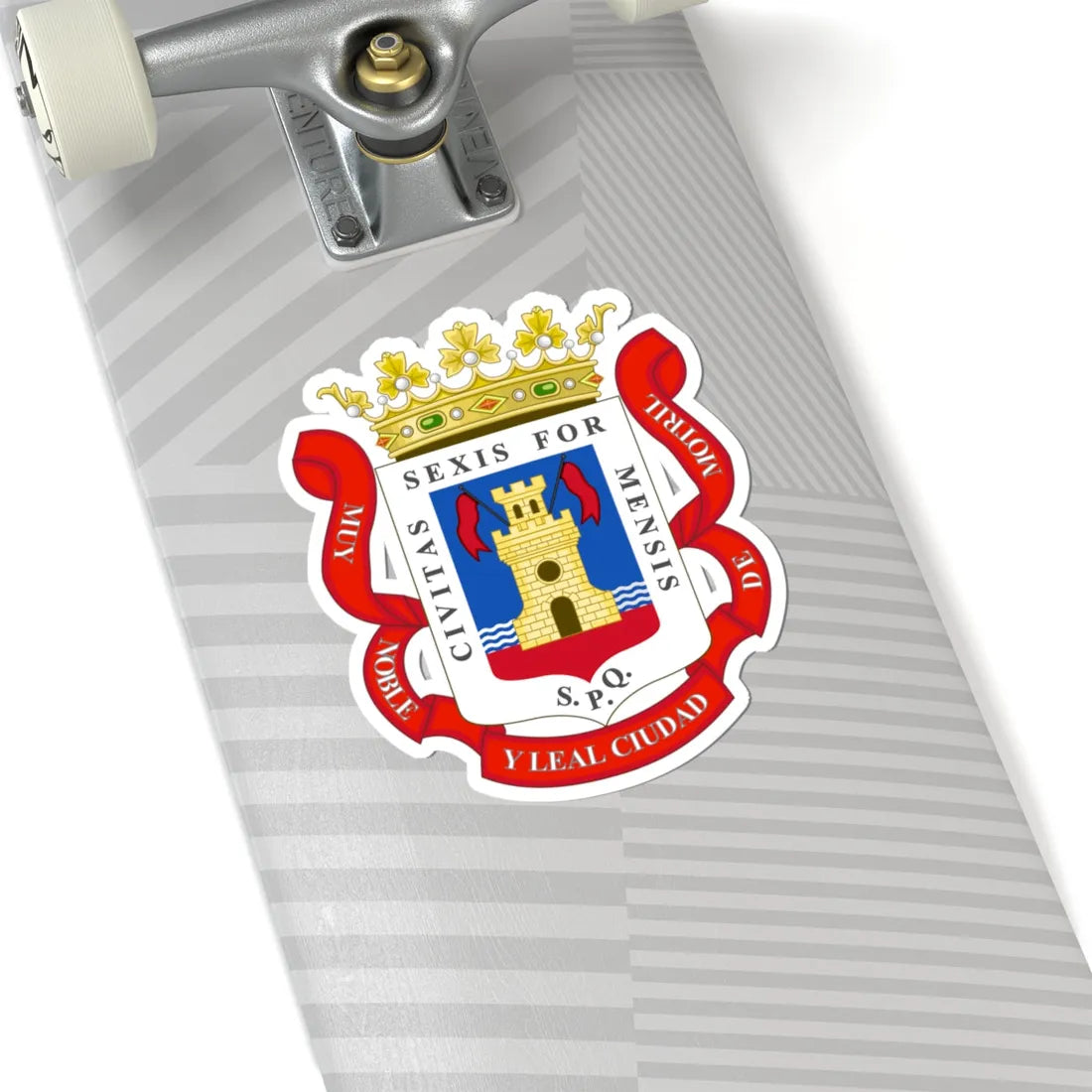 Coat of Arms of Motril (Spain) (Coat of Arms) STICKER Vinyl Kiss-Cut Decal - The Sticker Space