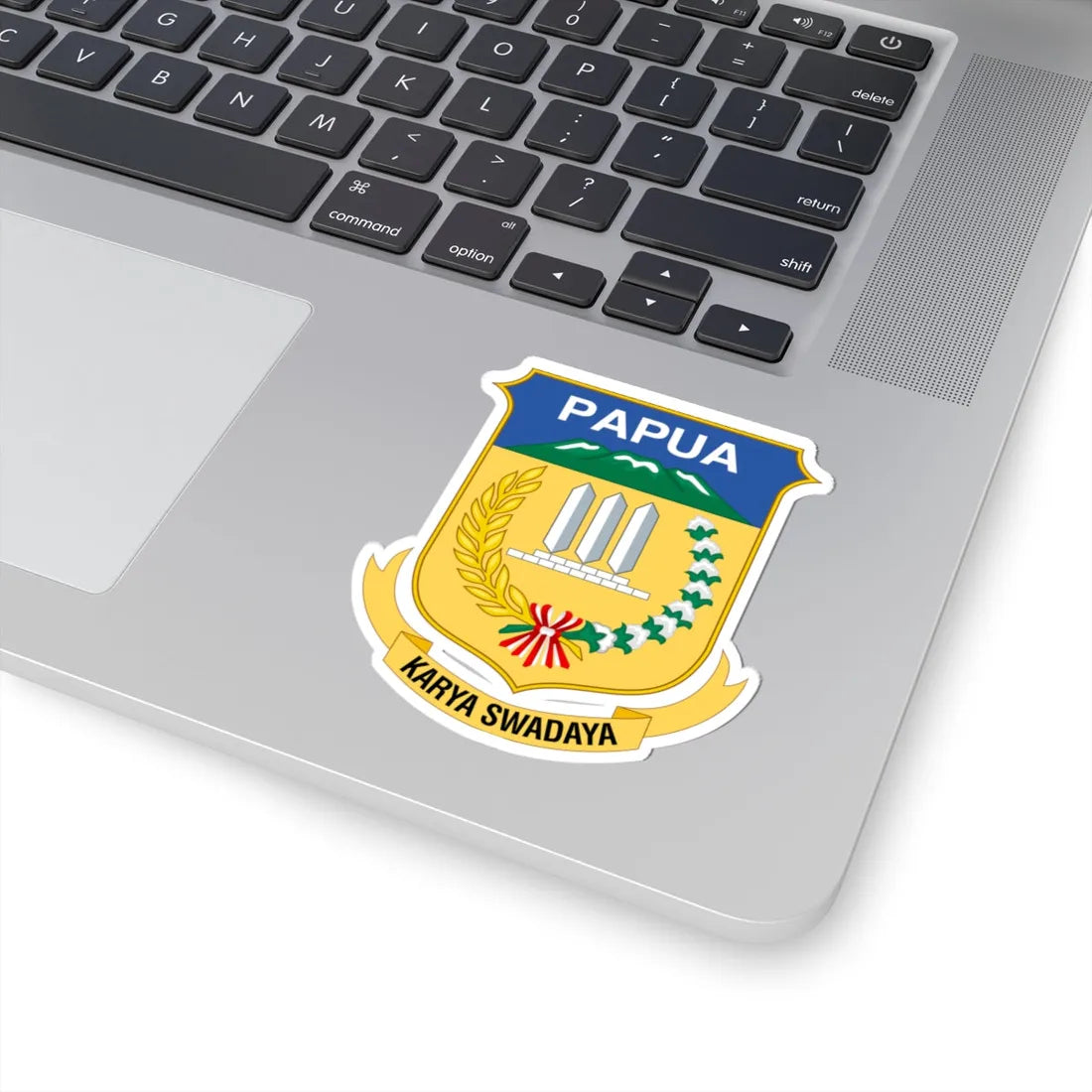Coat of arms of Papua 2 (Indonesia) (Coat of Arms) STICKER Vinyl Kiss-Cut Decal - The Sticker Space