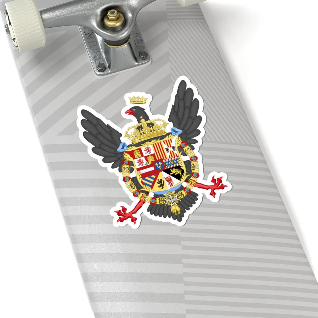 Coat of Arms of Philip IV of Sicily.Variant (Italy) (Coat of Arms) STICKER Vinyl Kiss-Cut Decal - The Sticker Space