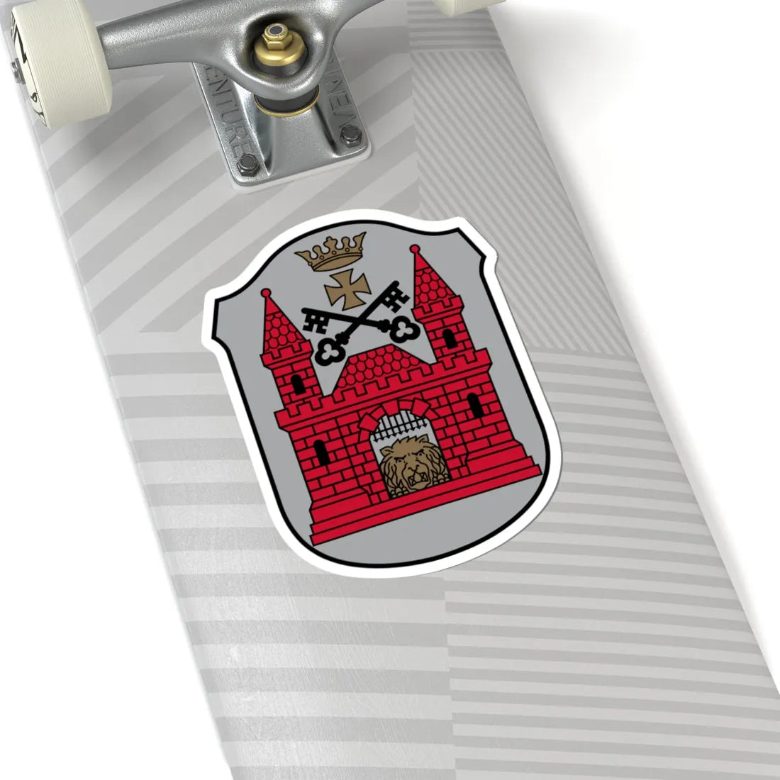 Coat of Arms of Riga small (Latvia) (Coat of Arms) STICKER Vinyl Kiss-Cut Decal - The Sticker Space
