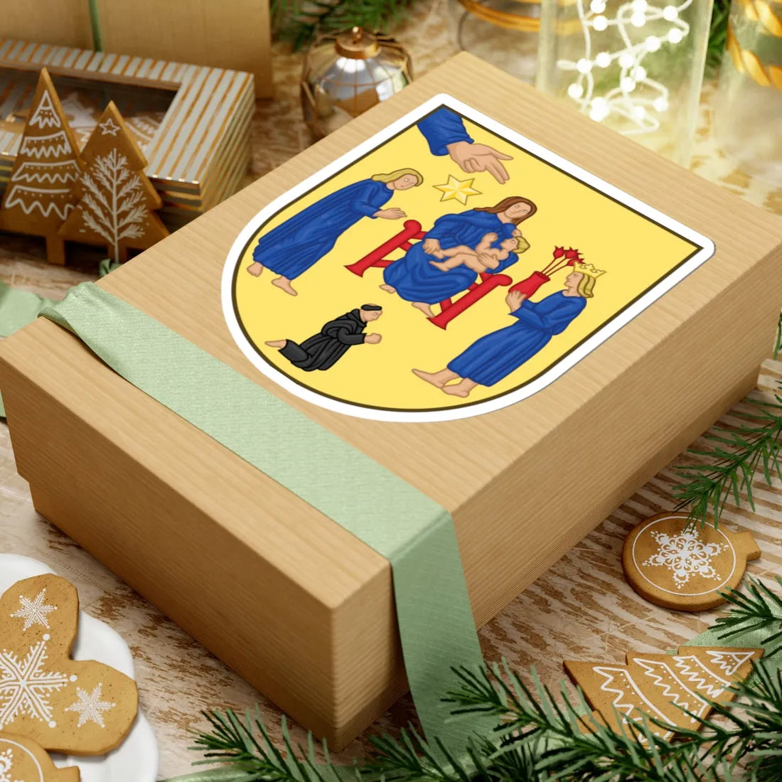 Coat of arms of Ringsted (Denmark) (Coat of Arms) STICKER Vinyl Kiss-Cut Decal - The Sticker Space