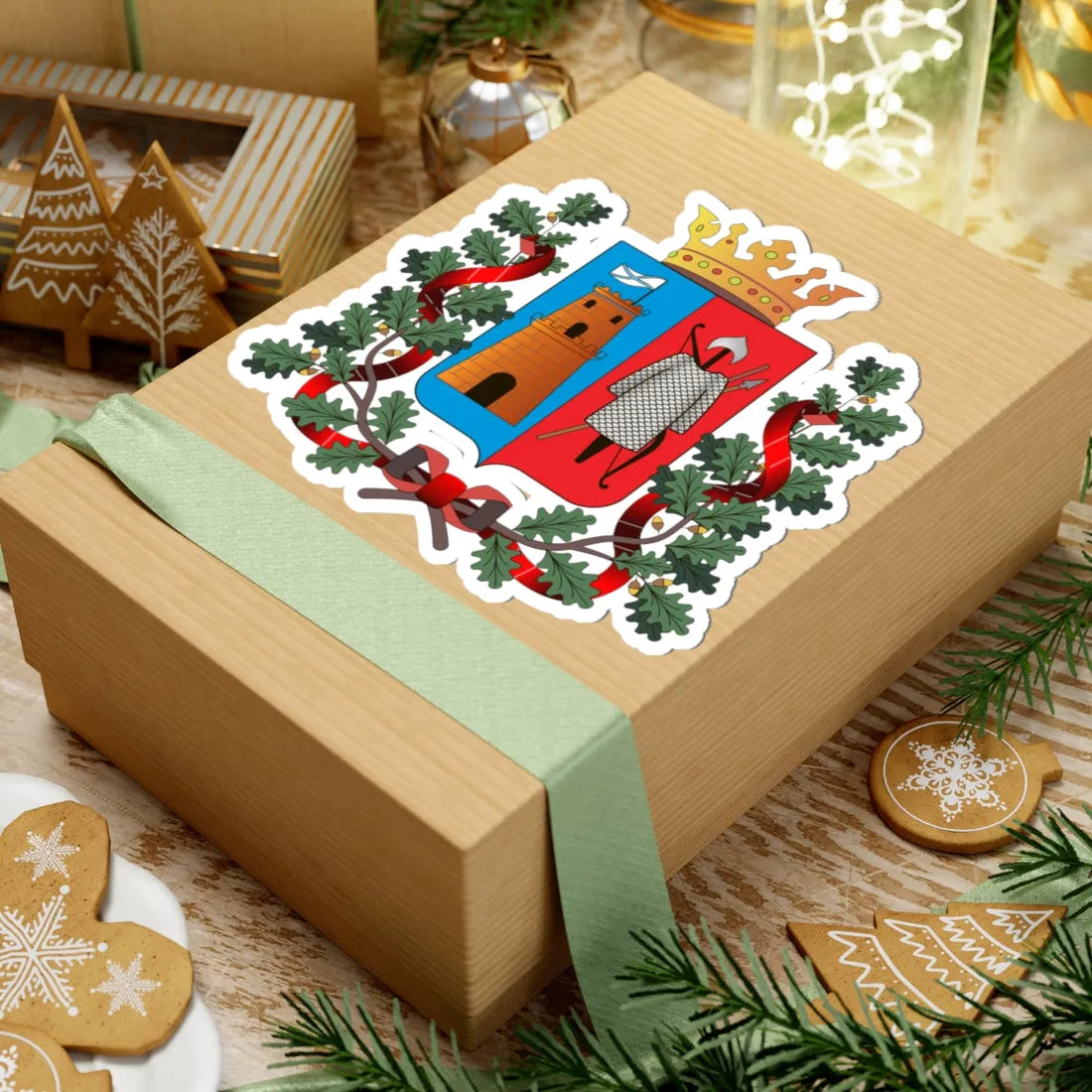 Coat of Arms of Rostov-on-Don (Russia) (Coat of Arms) STICKER Vinyl Kiss-Cut Decal - The Sticker Space