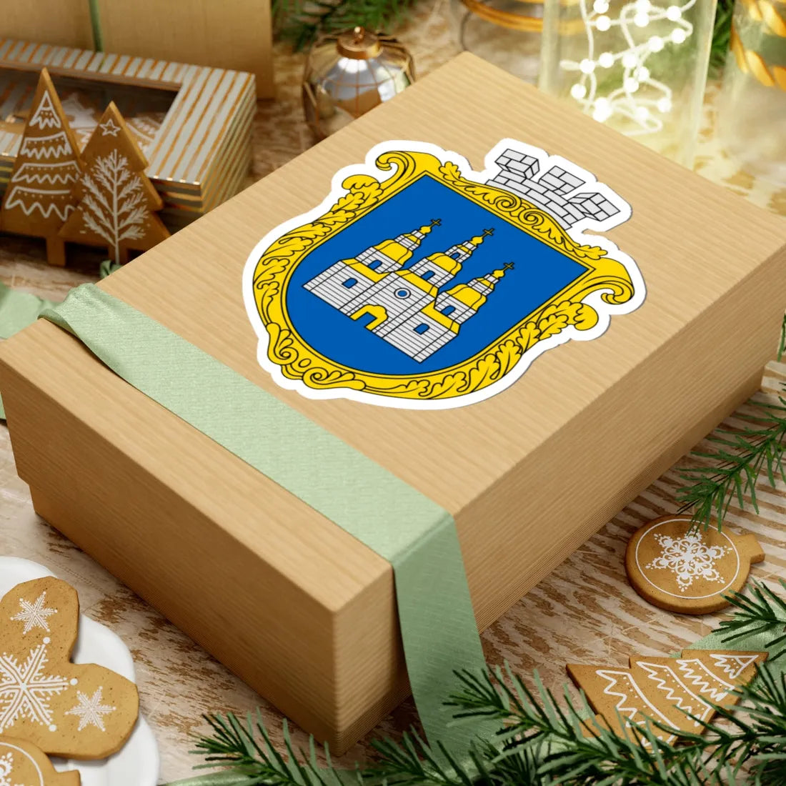 Coat of Arms of Samar (Ukraine) (Coat of Arms) STICKER Vinyl Kiss-Cut Decal - The Sticker Space