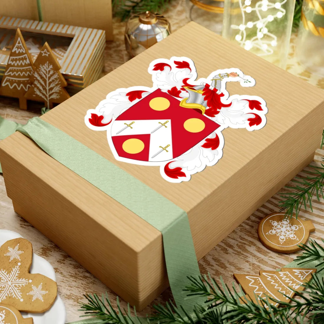 Coat of Arms of Samuel Dexter (United States) (Coat of Arms) STICKER Vinyl Kiss-Cut Decal - The Sticker Space