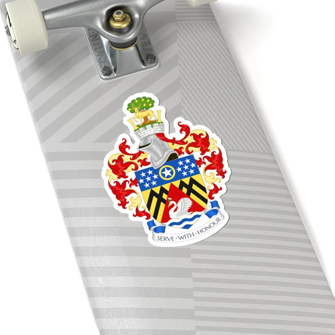 Coat of arms of Slough Borough Council (England) (Coat of Arms) STICKER Vinyl Kiss-Cut Decal - The Sticker Space