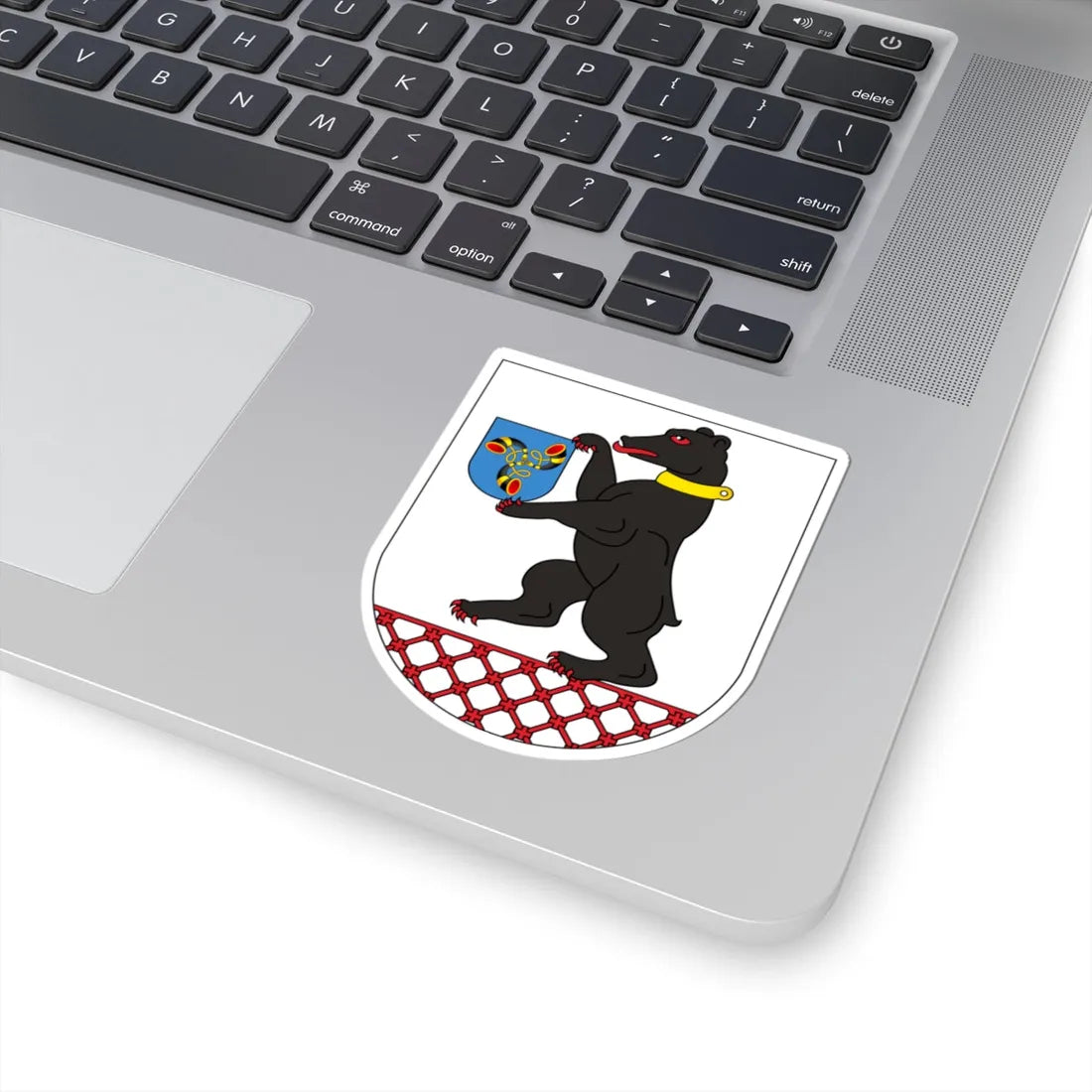 Coat of Arms of Smarhoń Belarus (Belarus) (Coat of Arms) STICKER Vinyl Kiss-Cut Decal - The Sticker Space